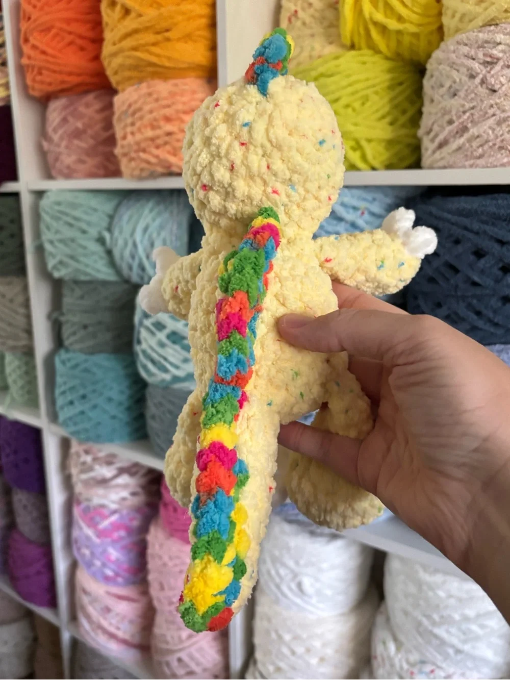 Crochet baby Spinosaurus Plush